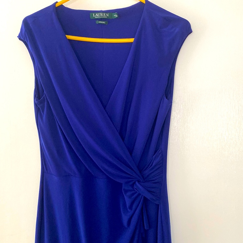 Ralph Lauren blue knotted dress